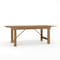 Flash Furniture Rectangle FarmTable, Antique, Rustic, Foldng, 84"X40", Wood, Wood Grain XA-F-84X40-GG - alternate 1